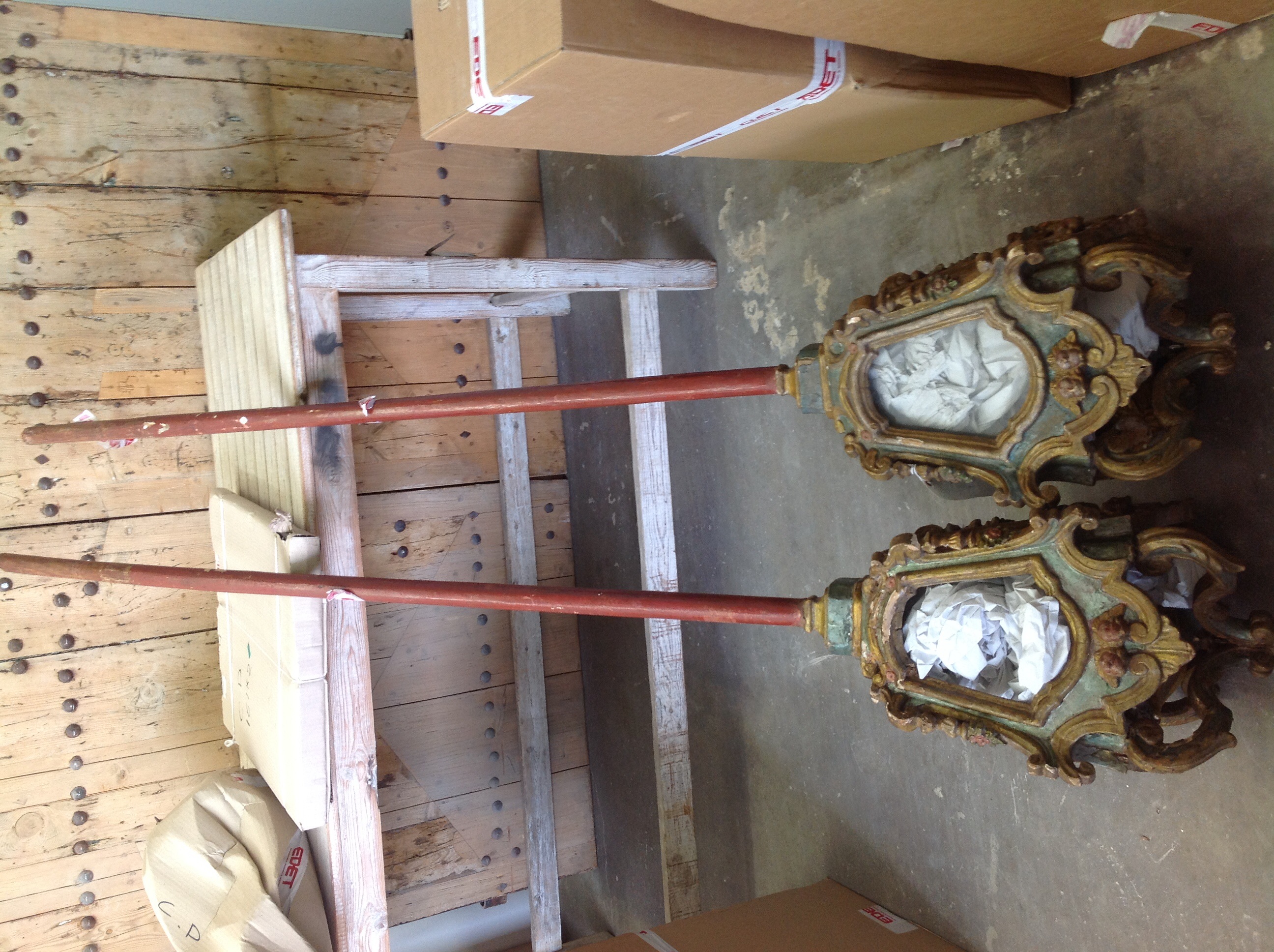Early 18th c. Processional Lanterns from Rome - image 2